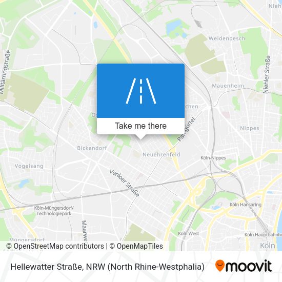 Hellewatter Straße map