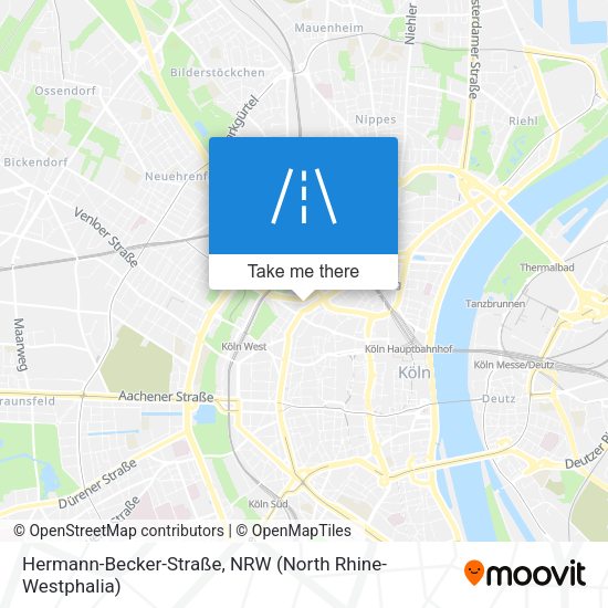 Hermann-Becker-Straße map