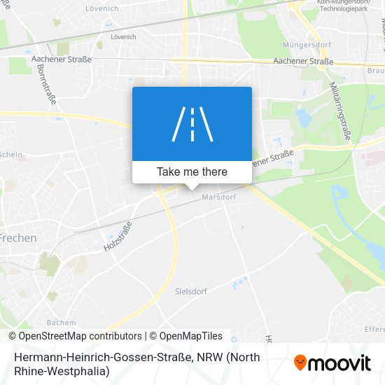 Hermann-Heinrich-Gossen-Straße map