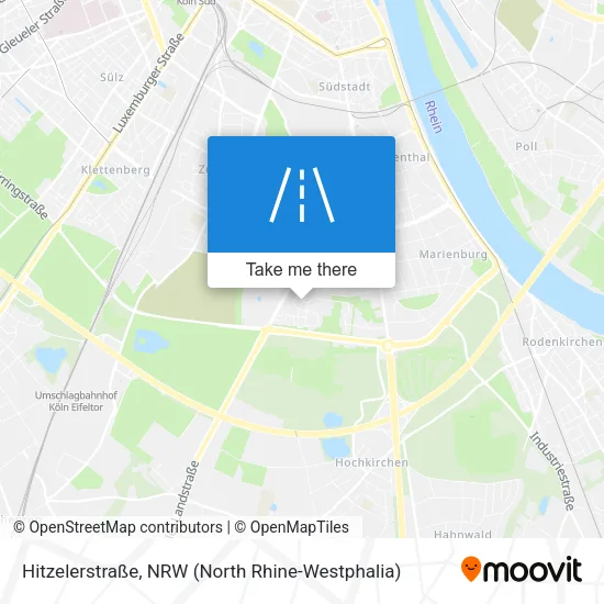 Карта Hitzelerstraße