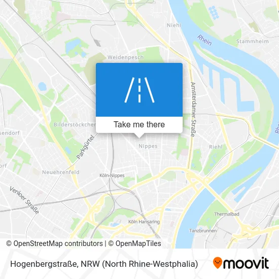 Hogenbergstraße map