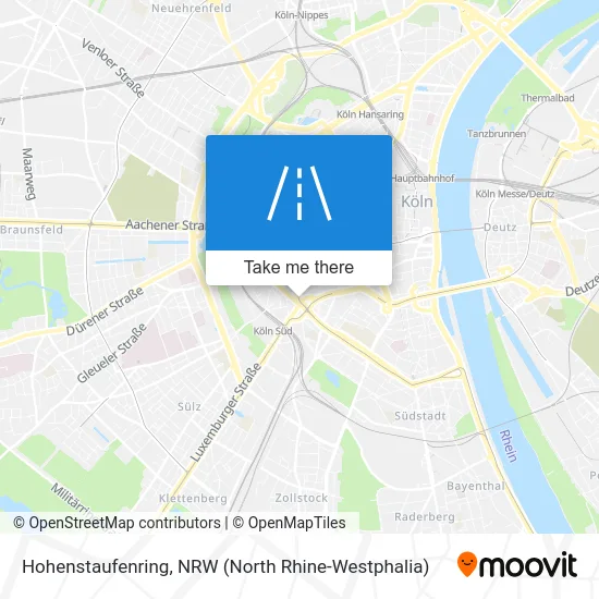 Hohenstaufenring map