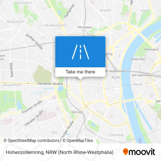 Hohenzollernring map