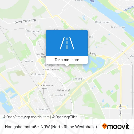 Honigsheimstraße map