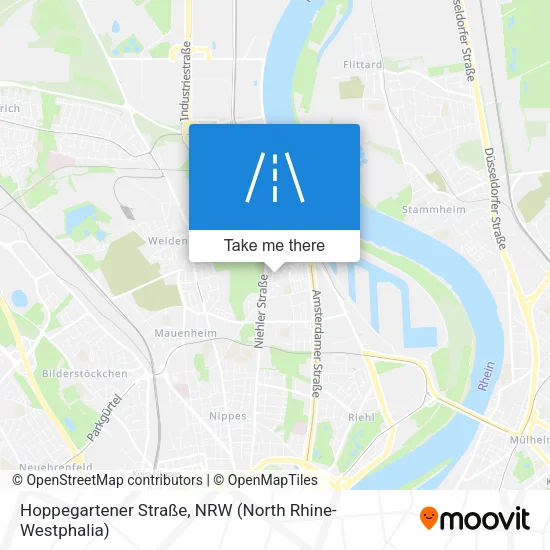 Карта Hoppegartener Straße