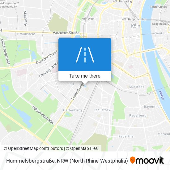 Hummelsbergstraße map