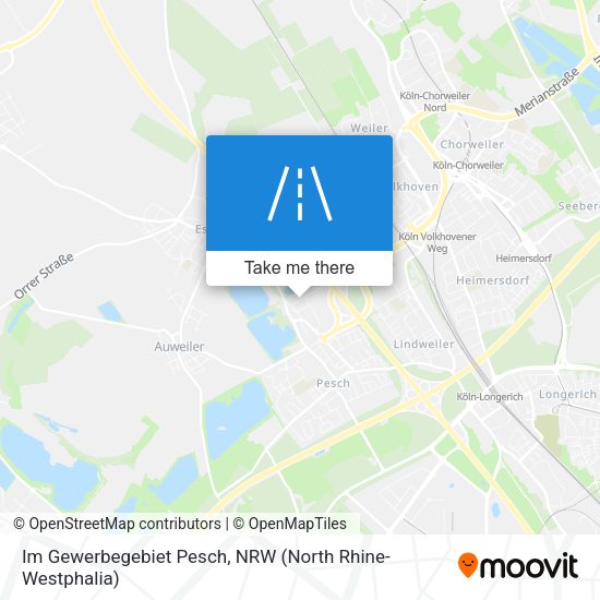 Im Gewerbegebiet Pesch map