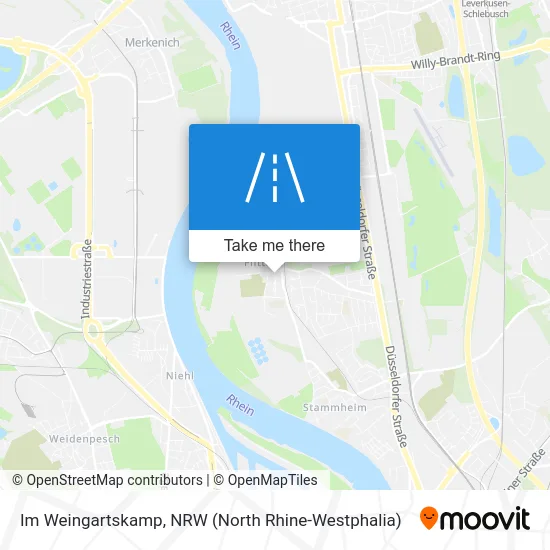 Im Weingartskamp map