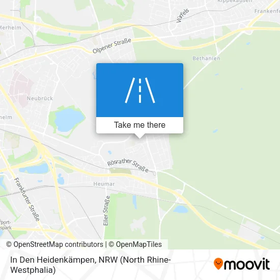 In Den Heidenkämpen map