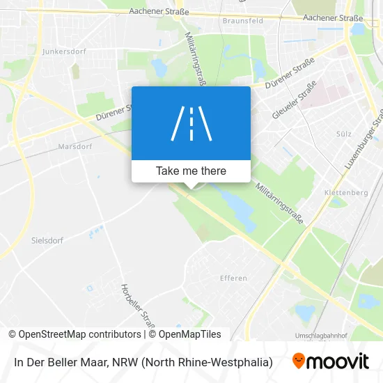 In Der Beller Maar map