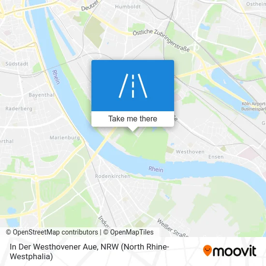 In Der Westhovener Aue map