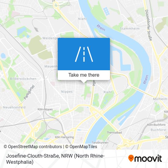 Josefine-Clouth-Straße map