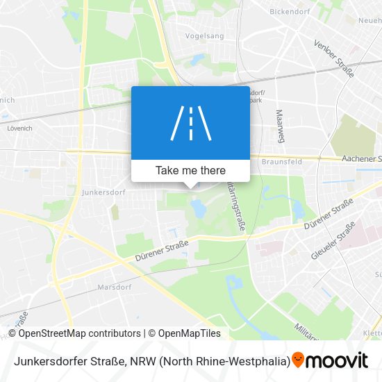 Junkersdorfer Straße map