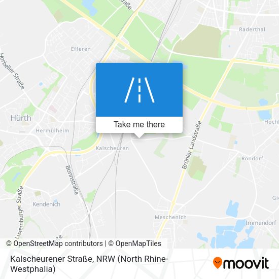 Kalscheurener Straße map