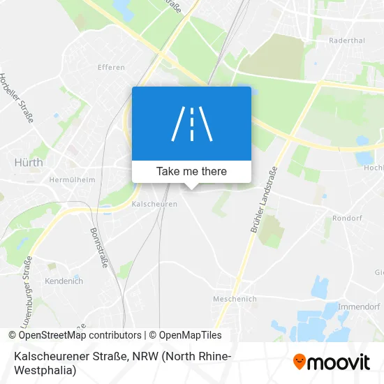 Kalscheurener Straße map