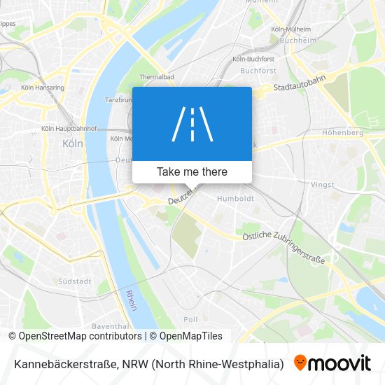 Kannebäckerstraße map