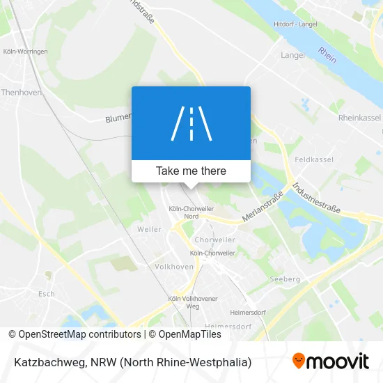 Katzbachweg map