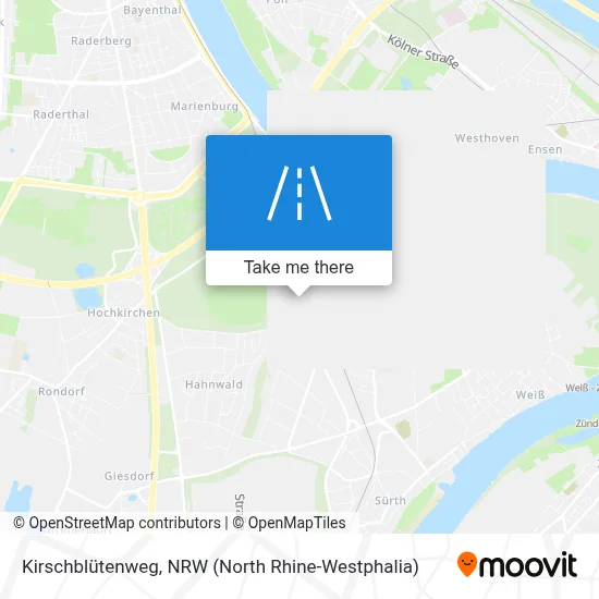 Kirschblütenweg map