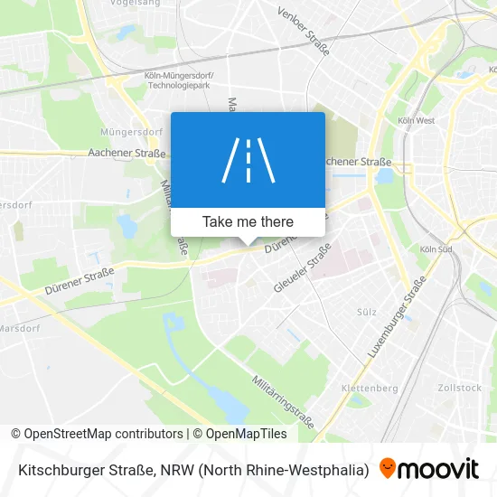 Карта Kitschburger Straße