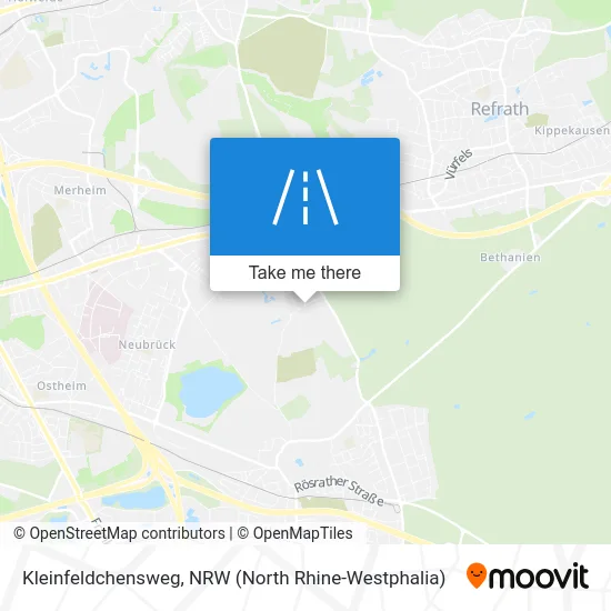 Kleinfeldchensweg map