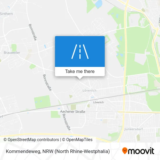 Карта Kommendeweg