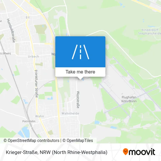 Карта Krieger-Straße