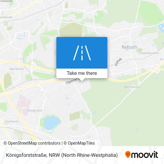 Königsforststraße map