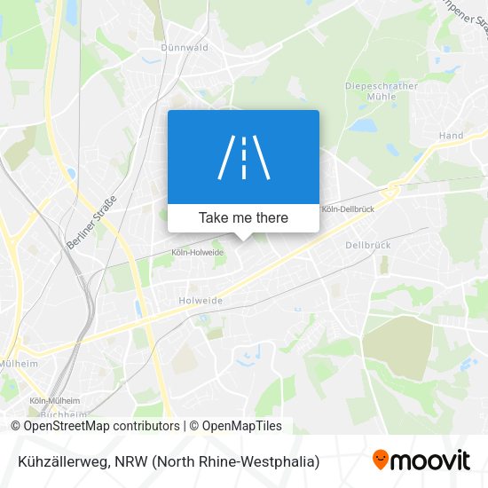 Kühzällerweg map