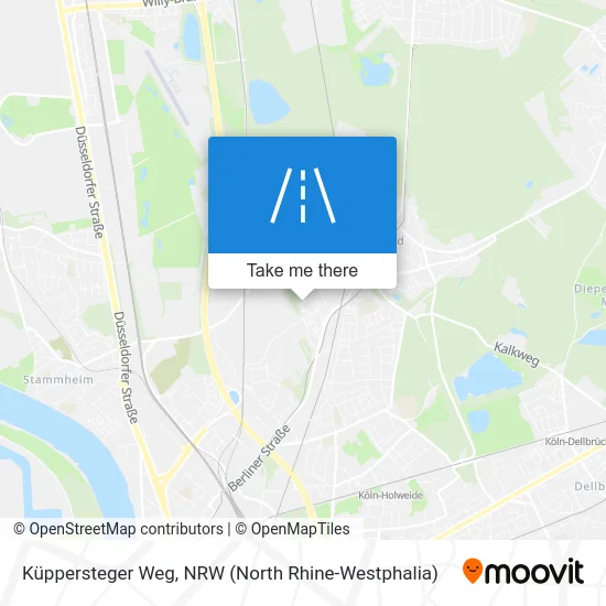 Küppersteger Weg map