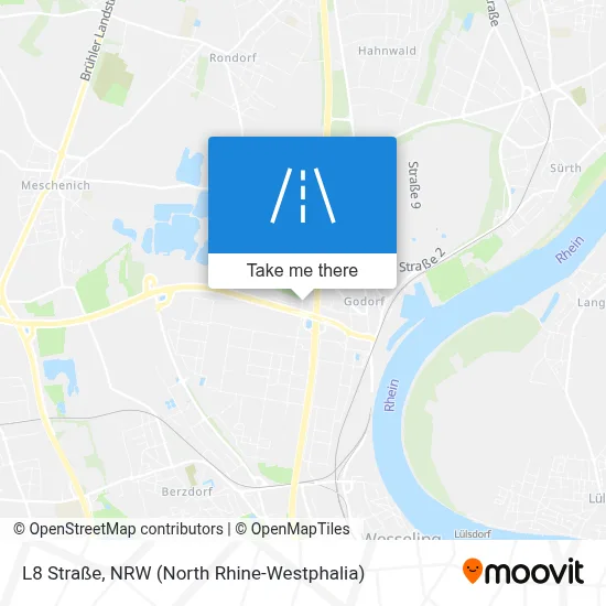 L8 Straße map