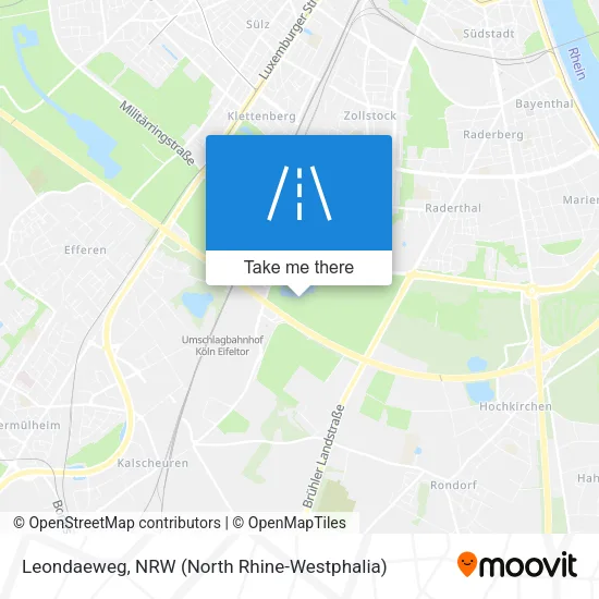 Карта Leondaeweg