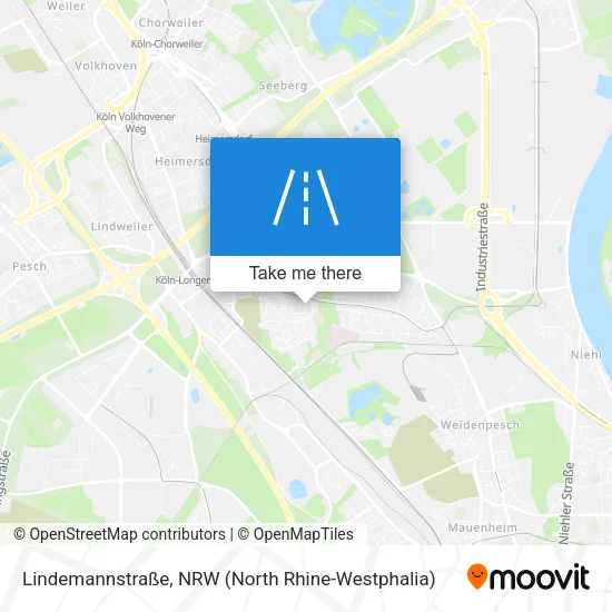 Карта Lindemannstraße