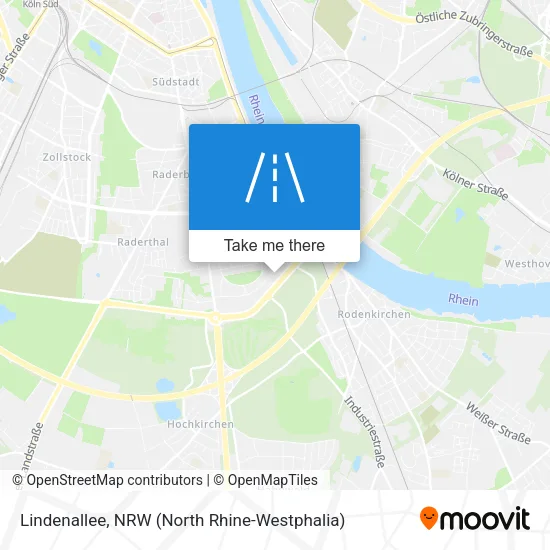 Карта Lindenallee