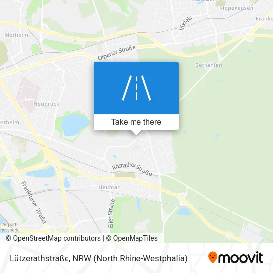 Lützerathstraße map