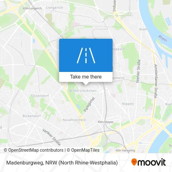 Madenburgweg map