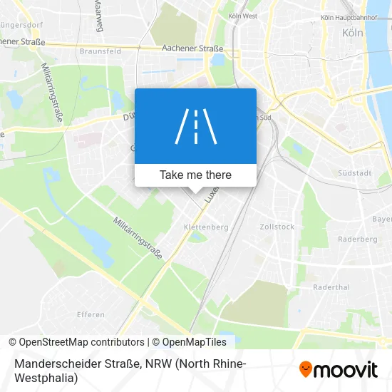 Карта Manderscheider Straße