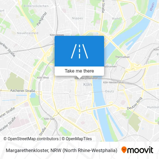 Margarethenkloster map