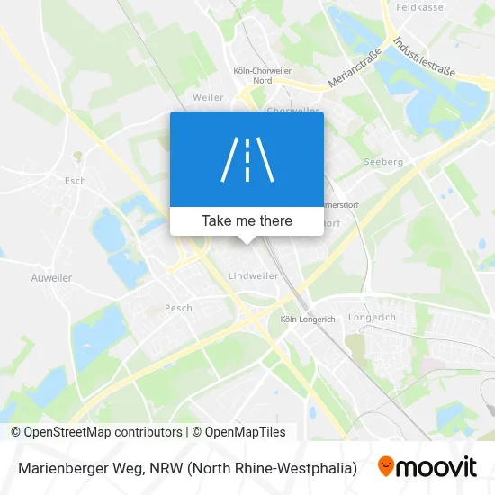 Marienberger Weg map