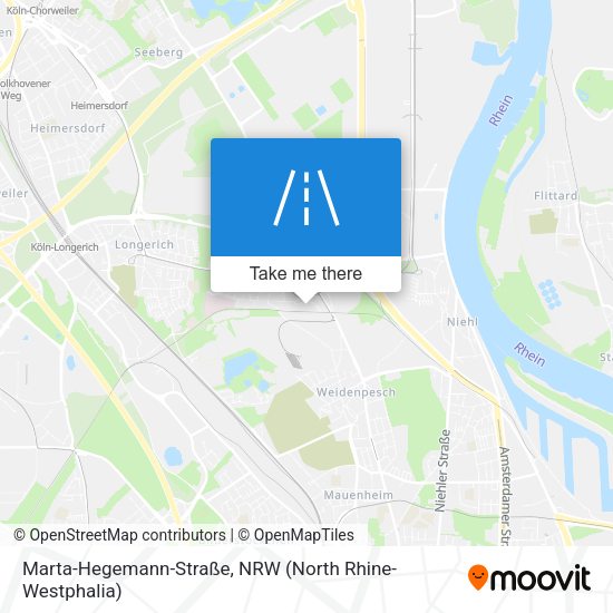 Marta-Hegemann-Straße map