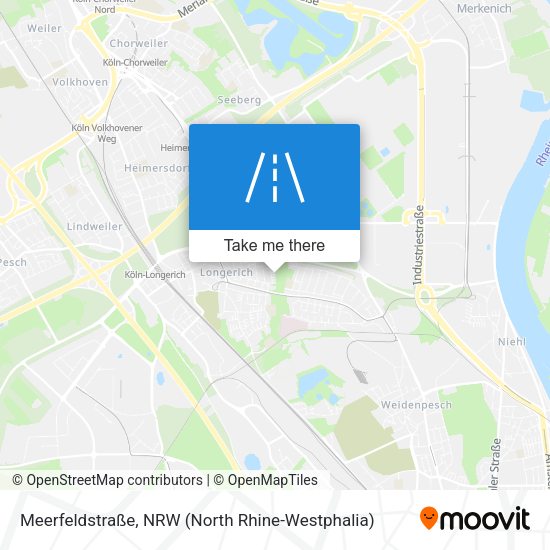 Meerfeldstraße map