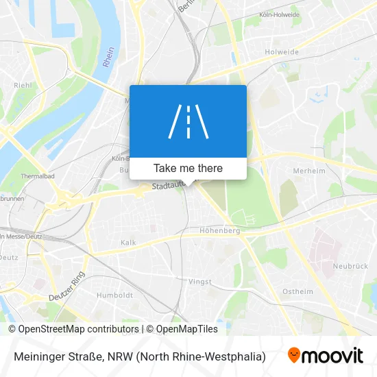 Карта Meininger Straße
