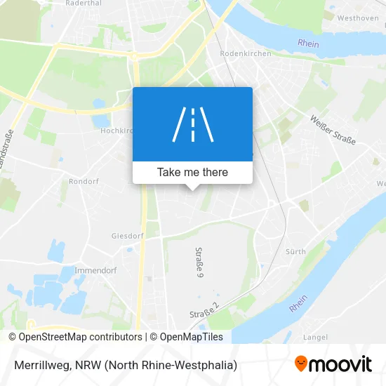 Merrillweg map