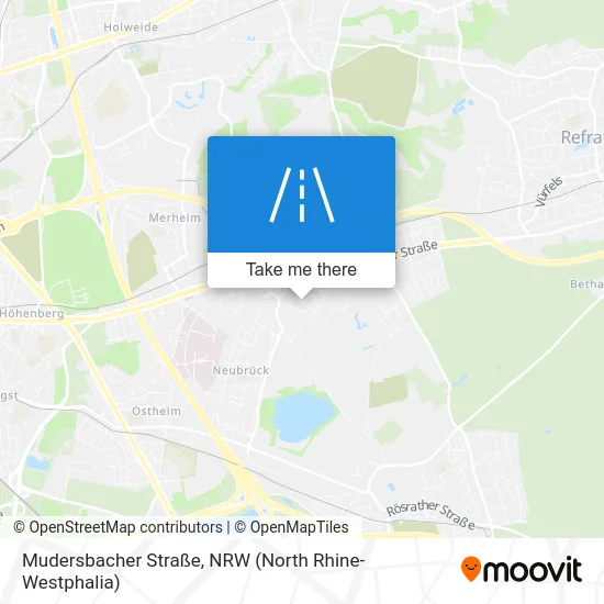 Mudersbacher Straße map