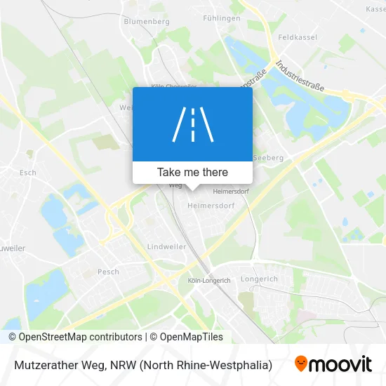 Карта Mutzerather Weg