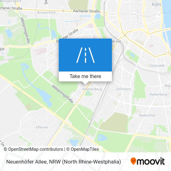 Neuenhöfer Allee map