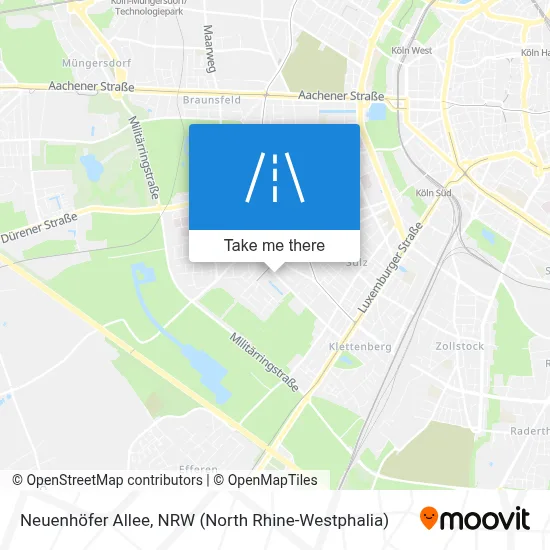 Neuenhöfer Allee map