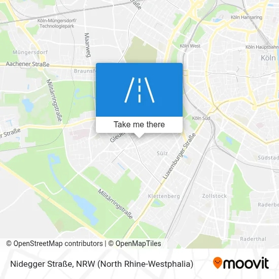 Nidegger Straße map