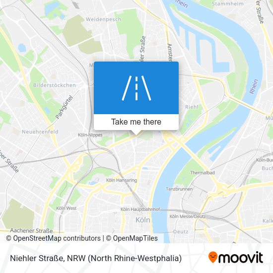 Niehler Straße map