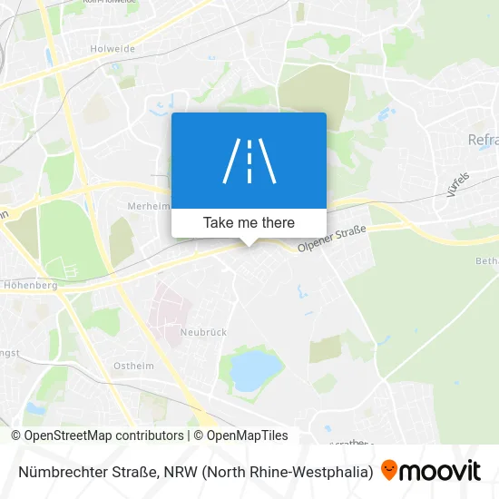 Карта Nümbrechter Straße