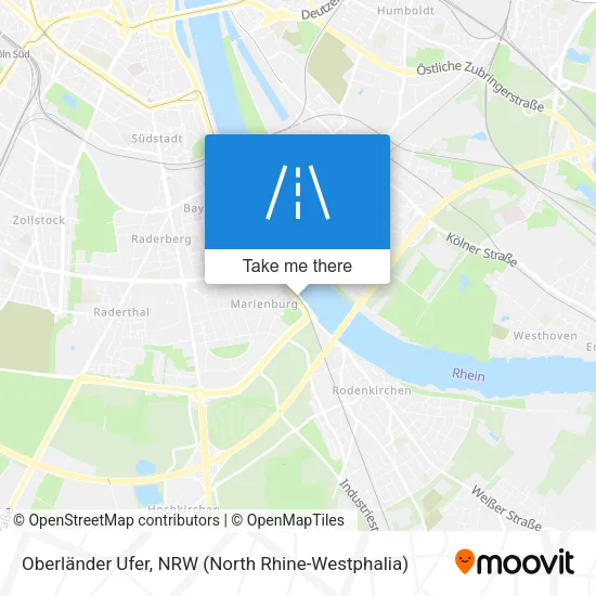 Карта Oberländer Ufer